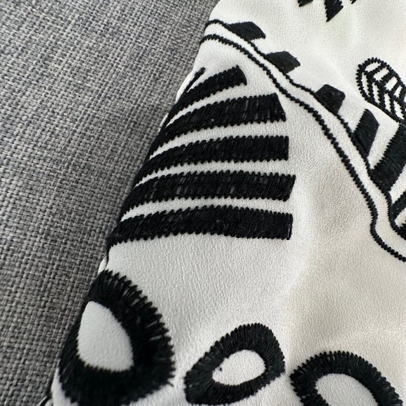 Jodi Arnold For The Limited Shift Dress Aztec Pattern‎ Off White Black Size 0 - Picture 5 of 16